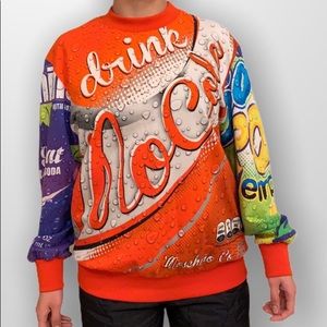 Moschino soda printed sweater top